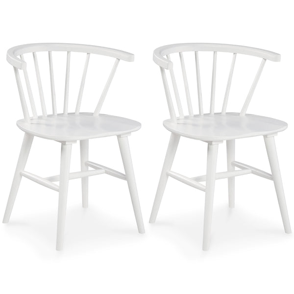 Grannen - White - Dining Chair (set Of 2)-Washburn's Home Furnishings