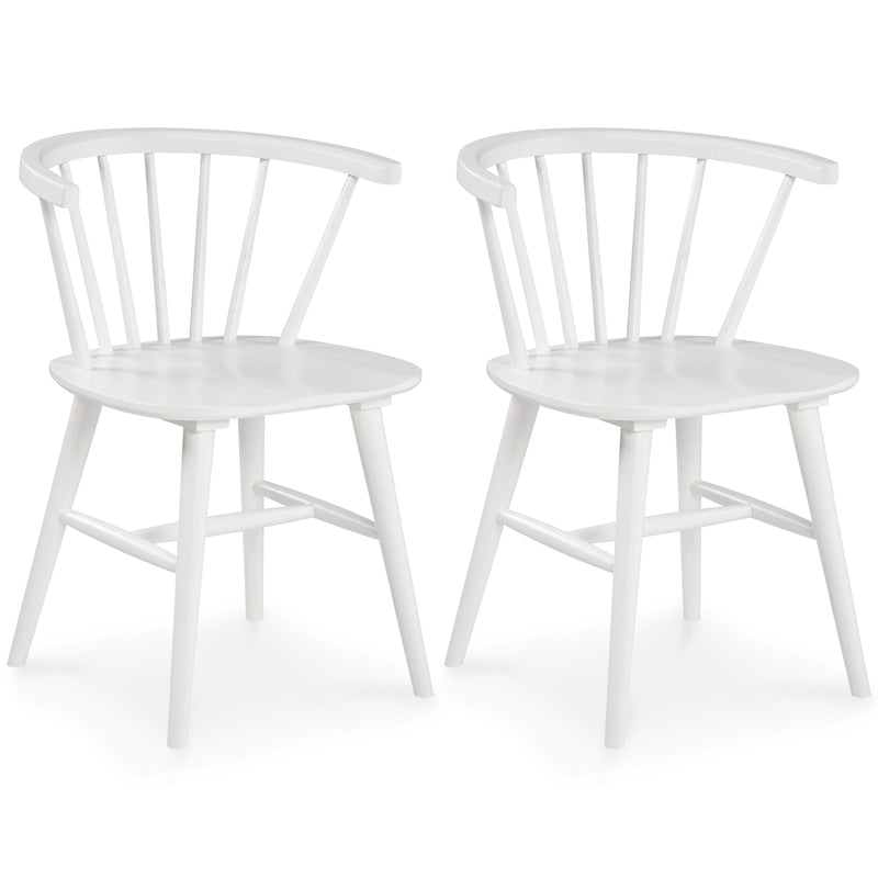 Grannen - White - Dining Chair (set Of 2)-Washburn's Home Furnishings