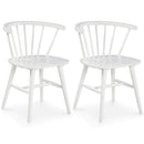 Grannen - White - Dining Room Side Chair (2/cn)-Washburn's Home Furnishings