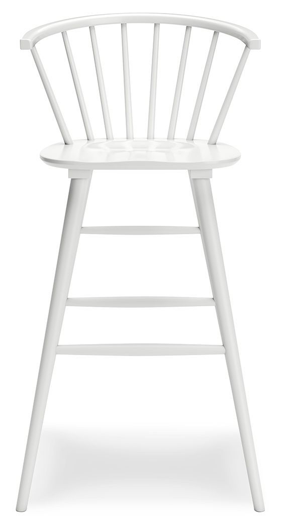 Grannen - White - Tall Barstool (2/cn)-Washburn's Home Furnishings