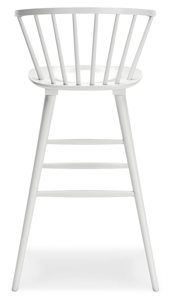 Grannen - White - Tall Barstool (2/cn)-Washburn's Home Furnishings