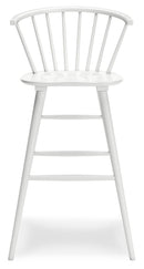 Grannen - White - Tall Barstool (2/cn)-Washburn's Home Furnishings