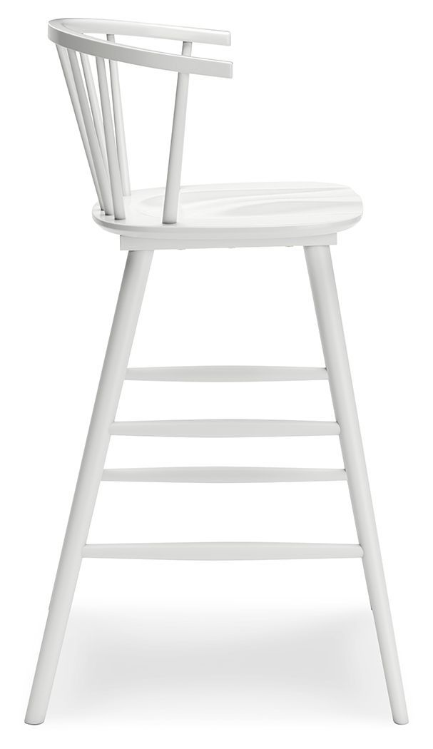 Grannen - White - Tall Barstool (2/cn)-Washburn's Home Furnishings