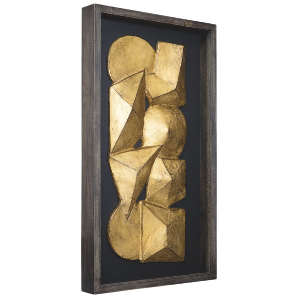 Grantton - Antique Gray/gold Finish - Wall Decor-Washburn's Home Furnishings