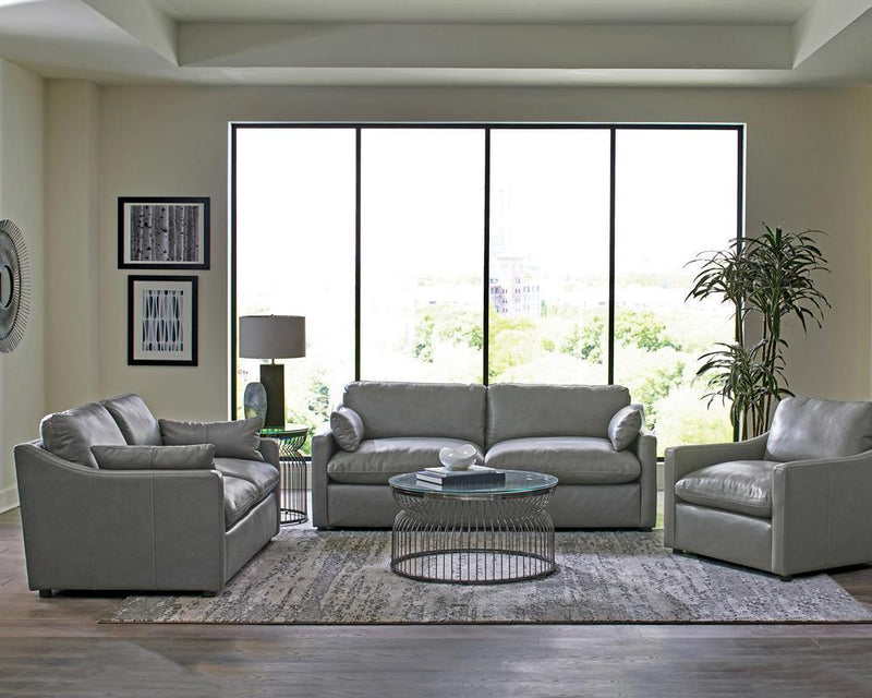 Grayson - Stationary Sofa - Gray-Washburn's Home Furnishings