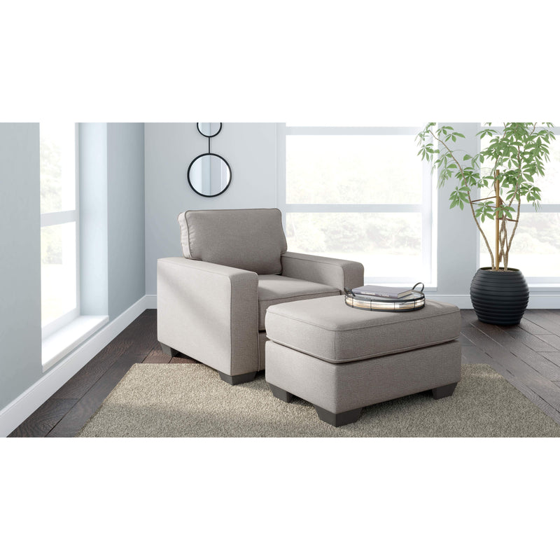 Greaves - Stone - 2 Pc. - Chair, Ottoman-Washburn's Home Furnishings