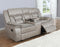 Greer - Glider Loveseat W/ Console - Taupe-Washburn's Home Furnishings