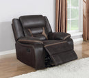 Greer - Swivel Glider Recliner - Brown-Washburn's Home Furnishings