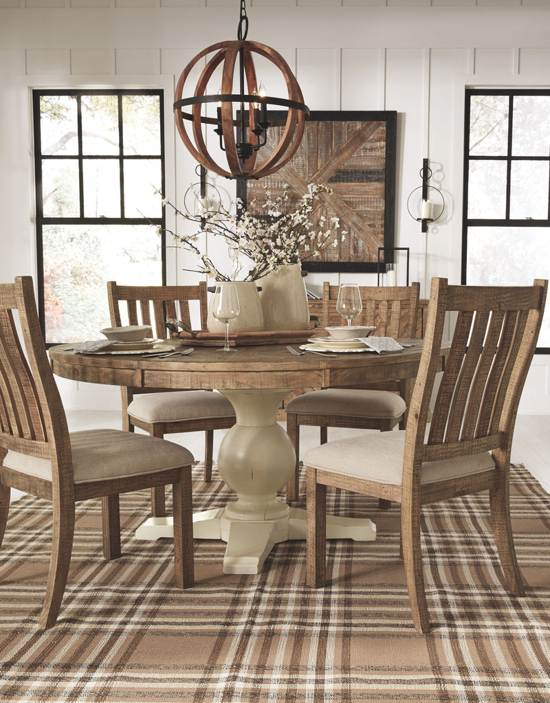 Grindleburg - Light Brown - Dining Chair (set Of 2)-Washburn's Home Furnishings