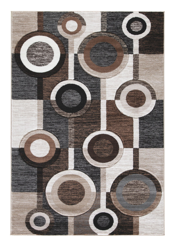 Guintte - Brown - Medium Rug-Washburn's Home Furnishings