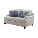 Gwen - Loveseat - White-Washburn's Home Furnishings