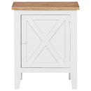 Gylesburg - White/brown - Accent Cabinet-Washburn's Home Furnishings