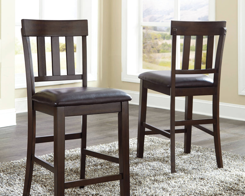 Haddigan - Dark Brown - Counter Height Bar Stool (set Of 2)-Washburn's Home Furnishings