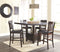 Haddigan - Dark Brown - Upholstered Barstool (2/cn)-Washburn's Home Furnishings