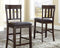 Haddigan - Dark Brown - Upholstered Barstool (2/cn)-Washburn's Home Furnishings