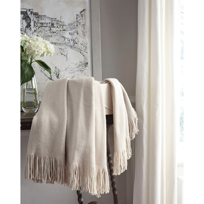 Haiden - Ivory/taupe - Throw (3/cs)-Washburn's Home Furnishings