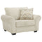 Haisley - Ivory - Chair And A Half-Washburn's Home Furnishings