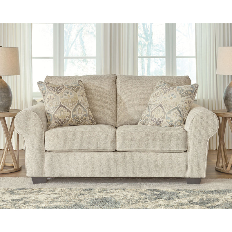 Haisley - Ivory - Loveseat-Washburn's Home Furnishings