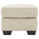 Haisley - Ivory - Ottoman-Washburn's Home Furnishings