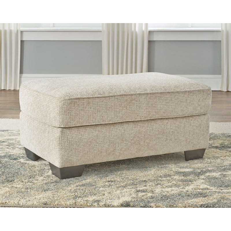 Haisley - Ivory - Ottoman-Washburn's Home Furnishings