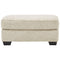 Haisley - Ivory - Ottoman-Washburn's Home Furnishings