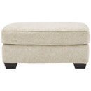 Haisley - Ivory - Ottoman-Washburn's Home Furnishings