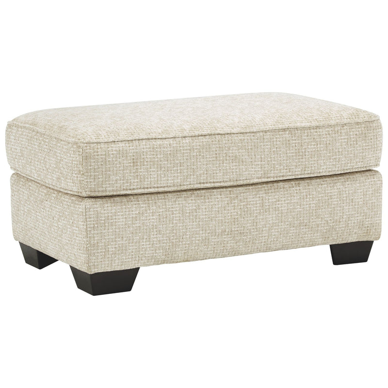 Haisley - Ivory - Ottoman-Washburn's Home Furnishings