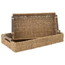 Halima - Tan - Tray Set (2/cn) - Seagrass-Washburn's Home Furnishings