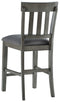 Hallanden - Black / Gray - Counter Height Bar Stool (set Of 2)-Washburn's Home Furnishings