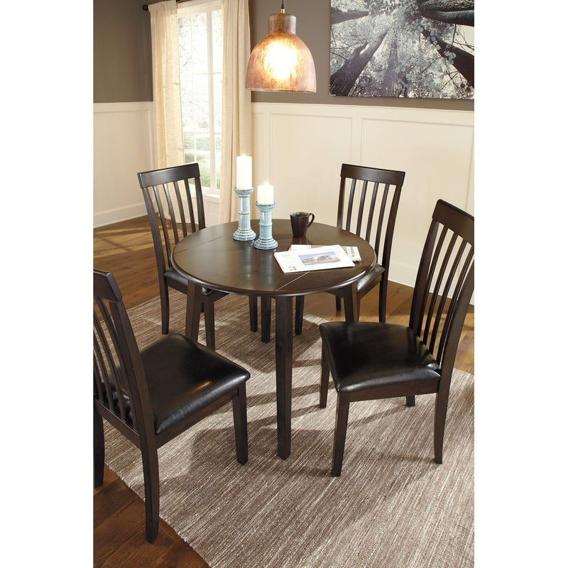 Hammis - Dark Brown - Dining UPH Side Chair-Washburn's Home Furnishings