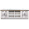 Hampton Super Console in Barnwood W/Jasmine White-Washburn's Home Furnishings