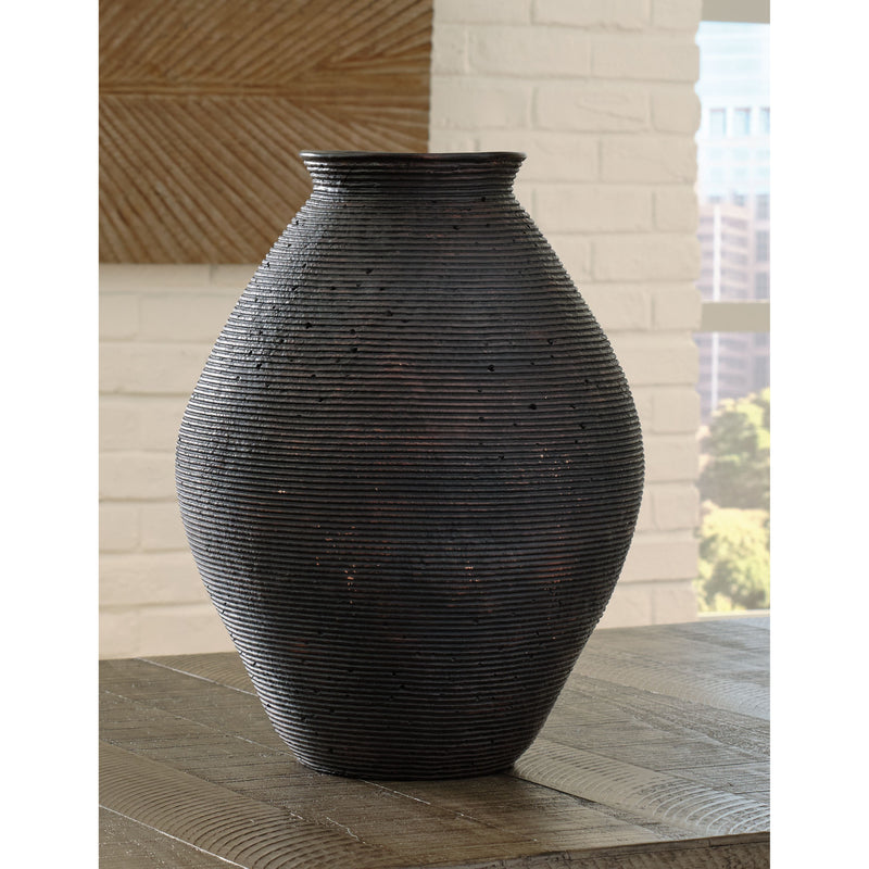 Hannela - Antique Brown - Vase - Large-Washburn's Home Furnishings