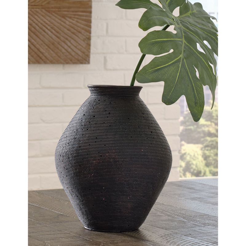 Hannela - Antique Brown - Vase - Small-Washburn's Home Furnishings