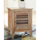 Hannesboro - Light Brown - Accent Cabinet-Washburn's Home Furnishings