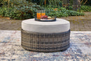 Harbor Court - Gray - Ottoman With Cushion-Washburn's Home Furnishings