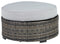 Harbor Court - Gray - Ottoman With Cushion-Washburn's Home Furnishings