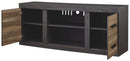 Harlinton - Warm Gray - Lg Tv Stand W/fireplace Option-Washburn's Home Furnishings