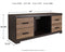 Harlinton - Warm Gray - Lg Tv Stand W/fireplace Option-Washburn's Home Furnishings