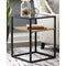 Harrelburg - Light Brown/black - Accent Table-Washburn's Home Furnishings