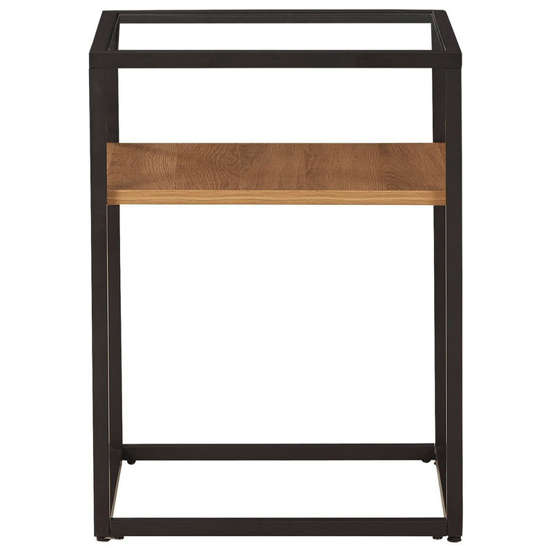 Harrelburg - Light Brown/black - Accent Table-Washburn's Home Furnishings