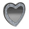 Heart Shape Wall Mirror - Gray-Washburn's Home Furnishings