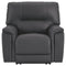 Henefer - Midnight - Pwr Recliner/adj Headrest-Washburn's Home Furnishings