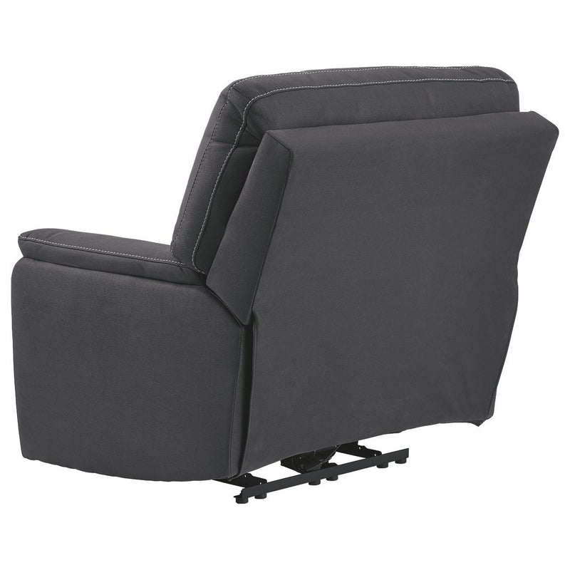 Henefer - Midnight - Pwr Recliner/adj Headrest-Washburn's Home Furnishings