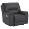 Henefer - Midnight - Pwr Recliner/adj Headrest-Washburn's Home Furnishings