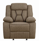 Higgins - Recliner - Light Brown-Washburn's Home Furnishings