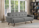 Hilda - Tufted Upholstered Sofa Bed - Gray-Washburn's Home Furnishings