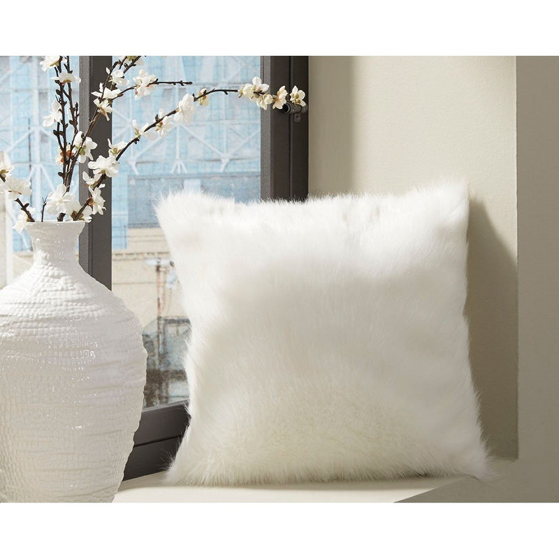 Himena - White - Pillow (4/cs)-Washburn's Home Furnishings