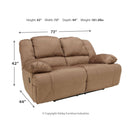 Hogan - Mocha - Reclining Loveseat-Washburn's Home Furnishings