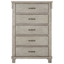 Hollentown - Whitewash - Five Drawer Chest-Washburn's Home Furnishings