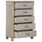 Hollentown - Whitewash - Five Drawer Chest-Washburn's Home Furnishings